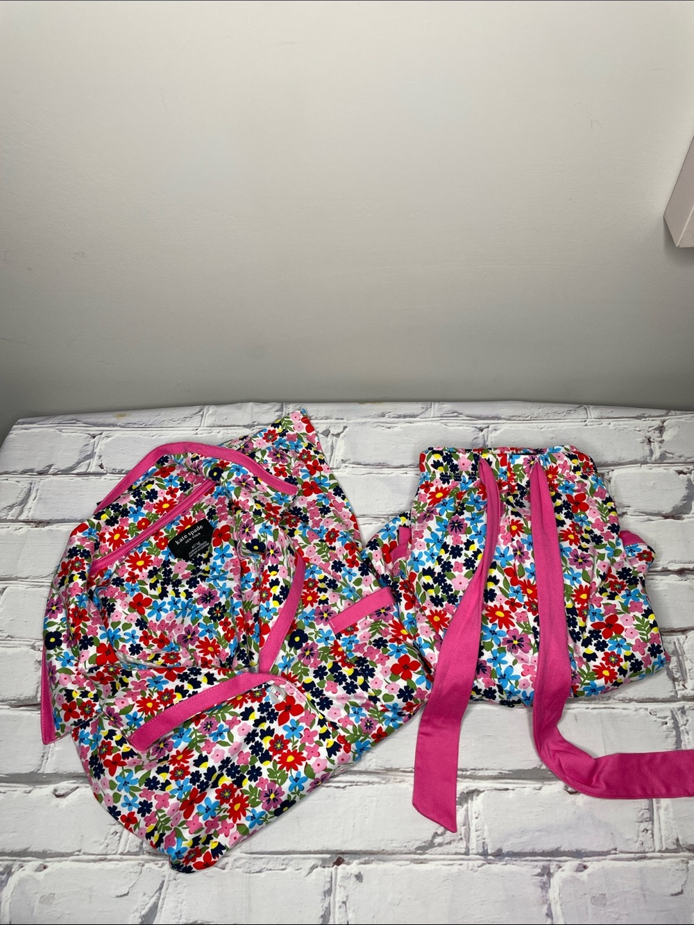 Kate Spade Floral Print Two Piece Summer Pyjama Set